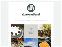 Tablet Screenshot of diamondheadmarket.com